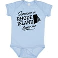 thumbnail image 3 of Inktastic Someone in Rhode Island Loves Me Boys or Girls Baby Bodysuit, 3 of 5