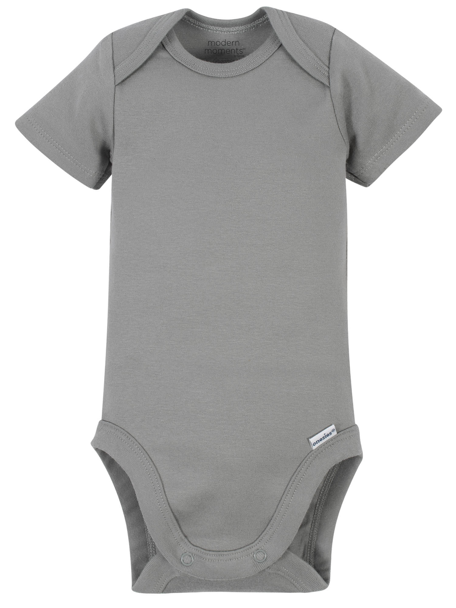 Modern Moments by Gerber Baby Boy Bodysuits, 4-Pack, Newborn-12 Months - image 3 of 6