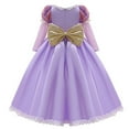 thumbnail image 3 of KAWELL Classic Purple Dress Up Costume Long Sleeve Princess Dress, 3 of 6