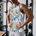 thumbnail image 5 of Salouo Cactus for Men's Tank Tops,Sleeveless Muscle Shirts for Men Quick Dry Workout Tank Top Gym Muscle Tee Fitness Bodybuilding Sleeveless T Shirt-X-Large, 5 of 7