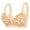 Beige, variant on Daisy Bras For Women Comfy Convenient Front Closure Bras Full Support No Underwire Bras Beige 38B