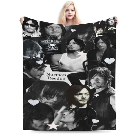 Walking Dead Blanket, Soft Warm Cozy Plush Throw Blanket Gifts for Adults Kids, Lightweight Fuzzy Comfy Flannel Blankets for Couch Bed House Decor Travel 40"X30"