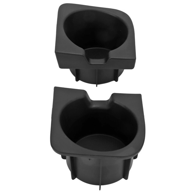Support de Tasse d'Insertion de Console Centrale, Support de Boisson de Console Centrale Gauche 2pcs Noir pour Auto