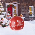 thumbnail image 2 of 55cm Inflatable Christmas Decor - Santa Claus & Snowman PVC Yard Decoration, Weatherproof Outdoor Holiday Inflatable for Garden, Porch, Front Door, Includes Pump & Filling (21.7in), 2 of 4