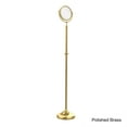 thumbnail image 5 of Adjustable Height Floor Standing Make-Up Mirror 8-in Diameter with 2X Magnification in Satin Nickel, 5 of 5