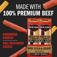 thumbnail image 2 of Jack Links Original Beef & Cheese Combo Snack Pack – 100% Beef Stick And Cheese Stick Made With Real Wisconsin Cheese - 8G Protein And 140 Calories Per Serving, 1.2 Oz. (Pack Of 16), 2 of 3