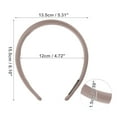 thumbnail image 3 of Unique Bargains 1 Pc Classic Elegant Sponge Headband for Women for Girls 6.10"x5.31" Pink, 3 of 4