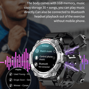 EIGIIS Smart Watch with Wireless Earbuds Mp3 Bluetooth Headset 1.52” Screen Fitness Tracker Men Women Smartwatch for Android Ios