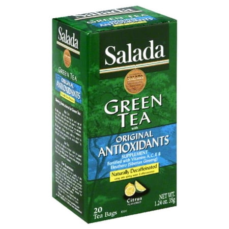 SALADA TEA GRN CTRS ANTIOX ORIG-20 BG -Pack of 6
