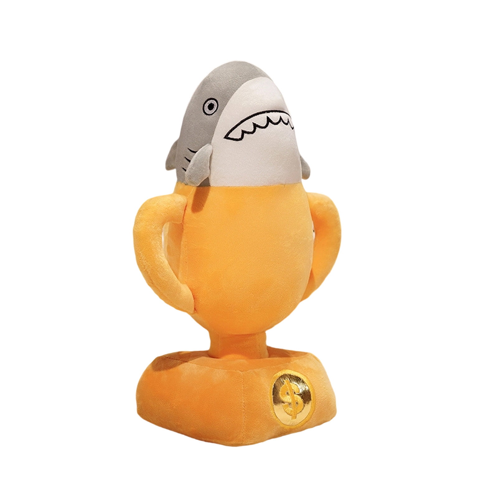 WWG 15.7-19.7in Trophy Plush Pillow Soft Toy Cup Shape Stuffed Doll for School Award Presentation Graduation Gift Funny Novelty