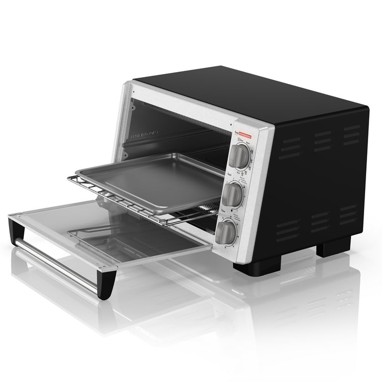 BLACK+DECKER 6-Slice Convection Toaster Oven, Stainless Steel