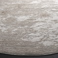 thumbnail image 3 of SAFAVIEH Hanna Lynna Abstract Area Rug, Beige/Ivory Grey, 6'7" x 6'7" Round, 3 of 7