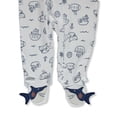thumbnail image 2 of Koala Baby Baby Boys' Shark Footed Coveralls Color: white Size: 0 - 3 months, 2 of 3