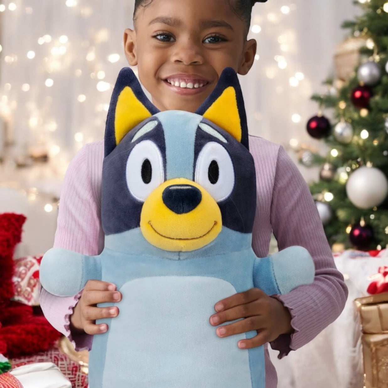 Squishmallows Bluey 14 Inch Hugmee Official Plush Ultra Soft Stuffed Animal Toy for Kids and Adults