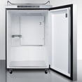 thumbnail image 3 of Summit Commercial 24-Inch 5.6 Cu. Ft. Outdoor Rated DIY Tap Beer Dispenser / Kegerator - Horizontal Handle - SBC635MOS7NKHH, 3 of 4