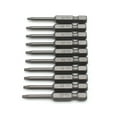 thumbnail image 2 of TEMO 10 Piece T8 Torx Star 6 Point Reduced Round Shaft Screwdriver Insert Bits Hex Shank, 2 of 3