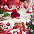 thumbnail image 2 of SLYNSHome 16Pcs Valentine's Day Ball Ornaments Holiday Decoration,Red Pink White Valentines Day Hanging Baubles Ornaments for Party Supplies, 2 of 8