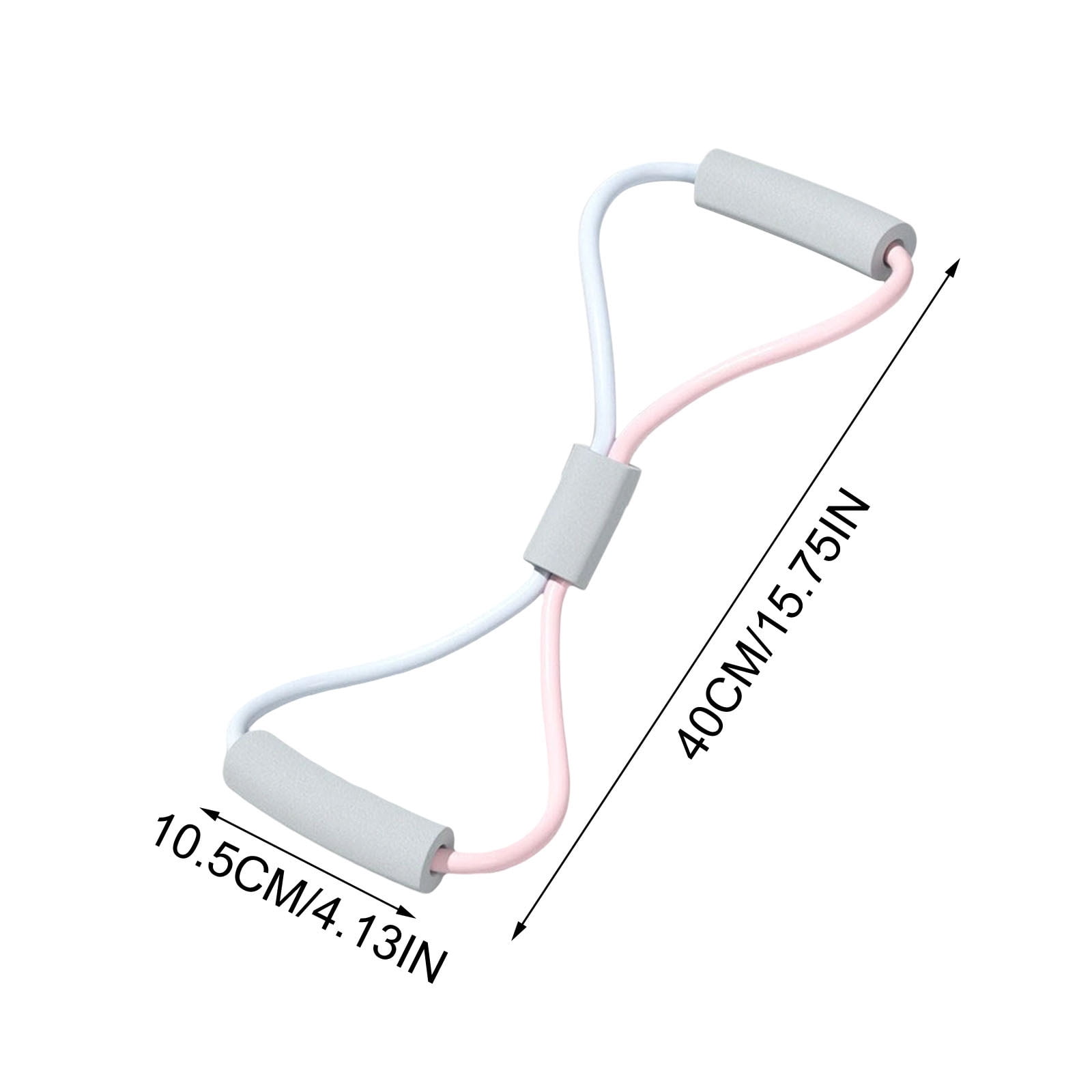 Kokovifyves Resistance Bands Figure 8 Exercise Band Resistance Fitness Equipment Tool for Back Shoulder Neck Stretching Yoga Bands Exercise Loop for Home Workout
