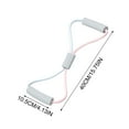 thumbnail image 3 of Resistance Bands with Handles Figure 8 Fitness Exercise Bands Resistance for Arm Shoulder Leg Stretch Elastic Bands for Exercise Workouts Training Flexibility Pulling Rope, 3 of 6