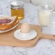 thumbnail image 3 of White Ceramic Egg Cup Set of 6, Egg Accessories Perfect Table Servi, 3 of 4