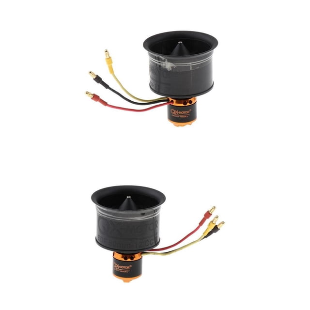 Ventilador de conducto de 50 mm QF2611 4600KV 2 Piezas 50mm Ventilador De Conducto 12 Sin Escobillas CW / CCW Jet Quad