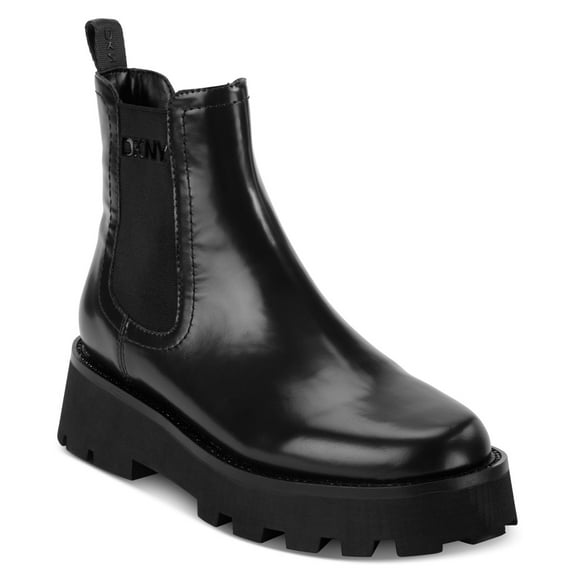 DKNY Womens Senni Chelsea Boots Black 9.5M