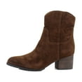 thumbnail image 2 of Vionic Bishop Women's Boots Dark Brown Waxy Suede Size 8.5 W, 2 of 8