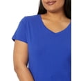 thumbnail image 3 of Camiseta Hanes X-Temp con cuello en V Deep Royal XL, 3 of 6