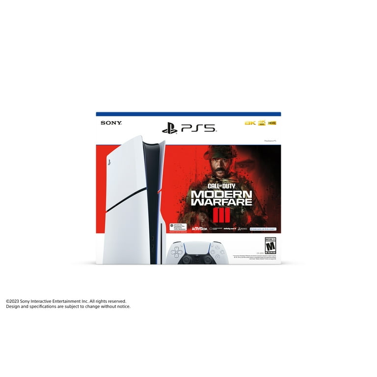 Sony PlayStation 5 Slim Console – Call of Duty Modern Warfare III Bundle  (Full Game Download Included) White 1000037795 - Best Buy