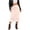 RD2, variant on Skirts for Women Elegant Satin Skirt with Lace Trim Detail Flowy Midi Length Party Wear Casual Women Midi Skirt Beige L