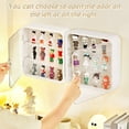 thumbnail image 3 of Clear Display Case for Figures, Collectibles Display Box with Shelves, 12 Inch Wall Mounted or Desktop Plastic Organizer, Miniature Acrylic Display Storage Case for Rock Stone Mini Fi, 3 of 7