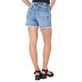 thumbnail image 2 of Earnest Sewn Womens Light Wash Mini Denim Shorts Riely 27, 2 of 4