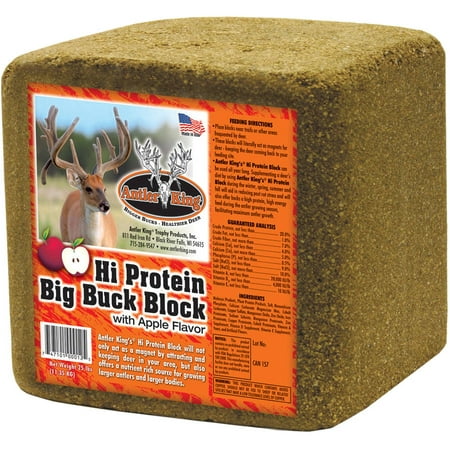 Antler King Hi Protein Big Buck Block (Best Deer Protein Feed)