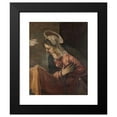 thumbnail image 2 of Jacopo Tintoretto 20x24 Black Modern Framed Museum Art Print Titled - Virgin from the Annunciation to the Virgin (1560 - 1585), 2 of 5