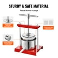 thumbnail image 4 of KFFKFF Fruit Wine Press Manual Press for Wine Making 1.6 Gal/6L Stainless Steel, 4 of 9
