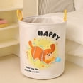 thumbnail image 2 of Uutvery Laundry Basket,Cute Animal Baskets Collapsible Dirty Clothes,Personalized Easter Baskets,Round Laundry Hamper Storage Basket Laundry Organizer,Clothes and Toys Bin with Handles, 2 of 7