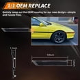 thumbnail image 3 of 2PCS Smoked Lens Front Side Marker Light Fender Light Turn Signal Light Turn Warning Light with White LED For 1991 1992 1993 1994 1995 Toyota MR-2 SW20 2nd Gen All Models, 3 of 7