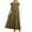 Army Green, variant on Jalioing Casual Midi Dress for Women Short Sleeve Sundress Drawstring Cotton Linen Dresses