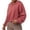 Red, variant on Wyongtao Hoodie Jackets for Women 1/2 Zip Crop Top Lightweight Stand Collar Sports Loose Yoga Sweatshirts,Red XL