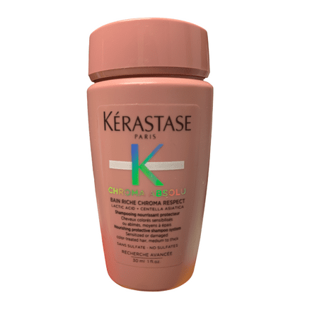 Kerastase Bain Riche Chroma Respect Shampoo Trial Size 1 OZ