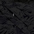 thumbnail image 6 of Black Warm Winter Coats, Polyester Solid Color Jackets, Women's Autumn and Winter Solid Color Maple Print Windproof and Rainproof Hooded Coat Breathable Outdoor Jacket, 4XL, 6 of 8