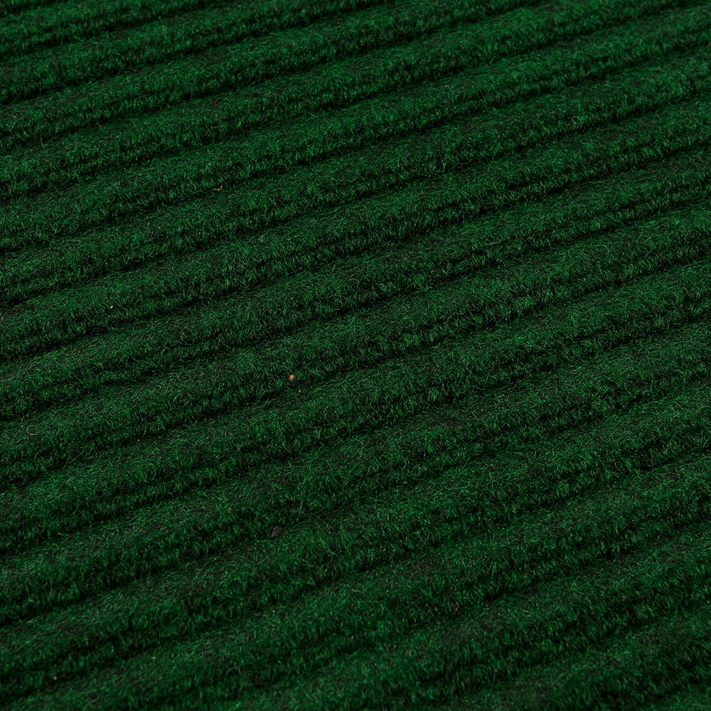 Mohawk Home All Purpose Low Pile Non-Slip Indoor/Outdoor Stain/Fade Resistant Ribbed Mat, Green, 2' x 3'
