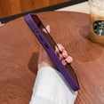 thumbnail image 3 of Funda magnética acrílica híbrida de color púrpura profundo para iPhone 14 Plus 13 Pro Max 12 14Pro, carga inalámbrica Magsafe, cubierta de teléfono a prueba de golpes, 3 of 3