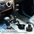 thumbnail image 3 of Support de Tasse pour Voiture GPS avec Bras Ajustable pour Garmin - Support de Tasse GPS de Remplacement, Support à Bille pour Garmin Nuvi Dzl Drive Drivesmart Zumo Driveassist DriveLuxe StreetPilot VR Navigateur Portable, 3 of 4