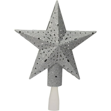 Holiday Time 11-Inch LED Tree Topper, Cool White, Indoor Use Only
