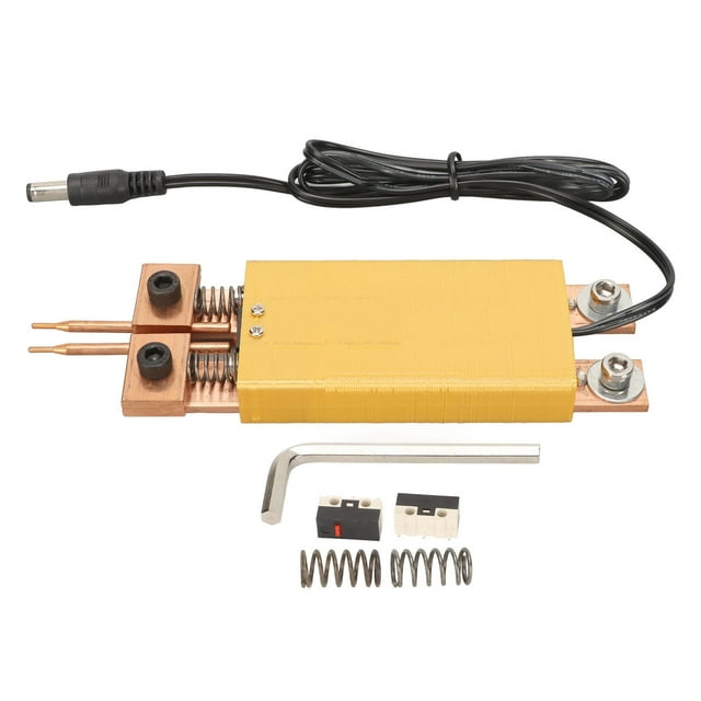 Pluma de soldadura por puntos con batería, pluma de soldador por puntos con gatillo automático profesional todo en uno para el hogar, industrial, DC4‑12V, dorado