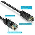 thumbnail image 3 of iMBAPrice (1feet) Cat6 Ethernet Network Patch Cable RJ45 Black, 3 of 4