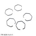 thumbnail image 2 of 10pcs Custom Steel Spring Wire Diameter 04mm Pentagon RING Spring, 2 of 5