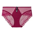 thumbnail image 1 of Culottes Sans Coutures Culottes en Dentelle pour Femmes Culottes Confortables Sans Coutures Culottes Bikini en Dentelle Transparente à Motif Floral Rouge TG, 1 of 4