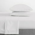 thumbnail image 3 of Johnson Home Bed Sheet Set, 300 Thread Count 100% Cotton, 4 Piece Full Sheet Sets, White, 3 of 4